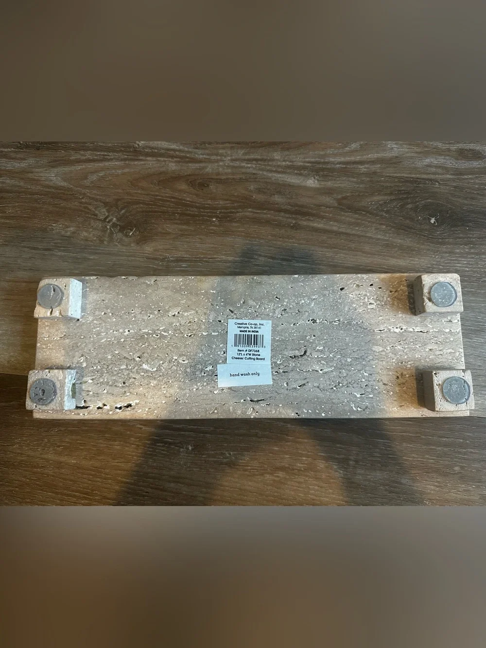 Neutral Travertine Cheese/Cutting Board